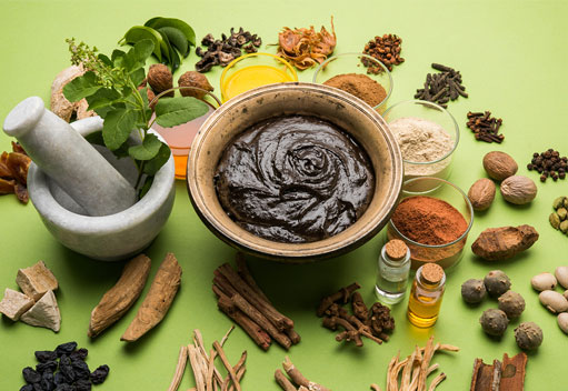 Ayurveda spices and herbal mixes